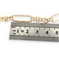 GOLD DEAL | 9ct (9K) Gold Prestige Figaro Chain T Bar, Stunning Investment. Valuation $9,000