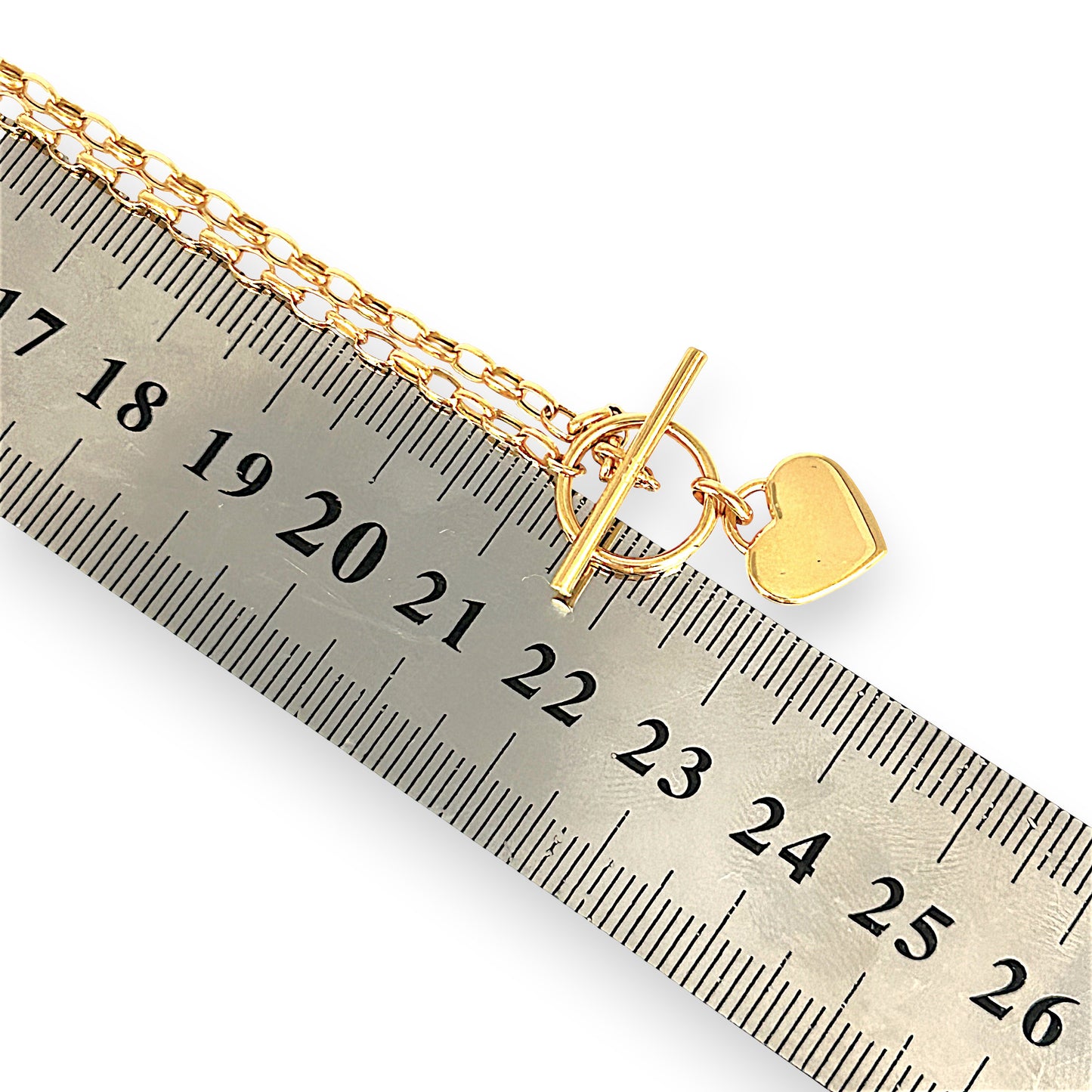 GOLD DEAL | 9ct (9K) Gold Refurbished Sweetheart Belcher Chain 42cm