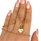 GOLD DEAL | 9ct (9K) Gold Refurbished Sweetheart Belcher Chain 42cm