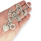 SILVER DEAL | Vintage TIFFANY & CO Sterling Silver Heart Tag Toggle Necklace 37cm