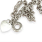 SILVER DEAL | Vintage TIFFANY & CO Sterling Silver Heart Tag Toggle Necklace 37cm