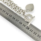 SILVER DEAL | Vintage TIFFANY & CO Sterling Silver Heart Tag Toggle Necklace 40cm