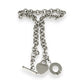 SILVER DEAL | Vintage TIFFANY & CO Sterling Silver Heart Tag Toggle Necklace 38.5cm