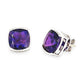 GOLD DEAL |  BARGAIN 18ct (18k) White Gold Amethyst Glow Studs with Diamonds