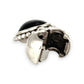 SILVER DEAL | Pandora Sterling Silver Dangle Clip Charm - Mi Amor Black Onyx Heart