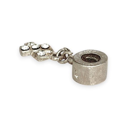 SILVER DEAL | Sterling Silver Dangle Charm - Unity with CZs