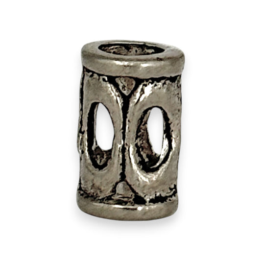 SILVER DEAL | Sterling Silver Spacer Bead Charm - Minimalist Tunnel
