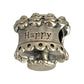 SILVER DEAL | Pandora Sterling Silver Bead Charm - Happy Birthday Cake