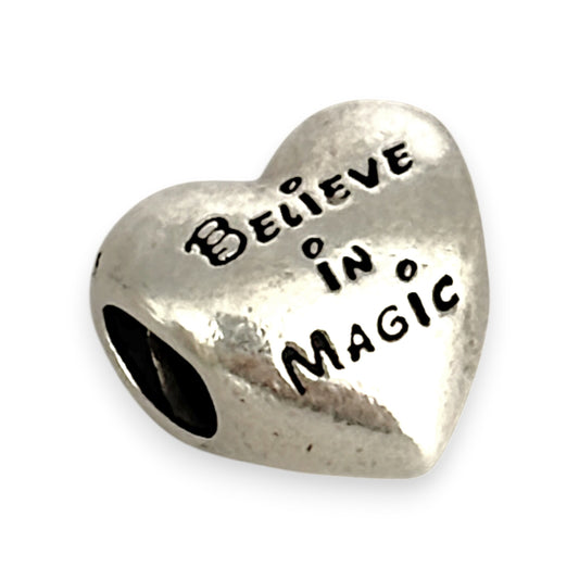 SILVER DEAL | Pandora Sterling Silver Bead Charm - Believe In Magic