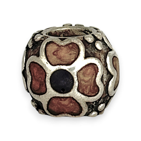 SILVER DEAL | Pandora Sterling Silver Bead Charm - Yellow Daisy
