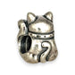 SILVER DEAL | Pandora Sterling Silver Bead Charm - Lucky Cat