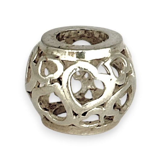 SILVER DEAL | Michael Hill Sterling Silver Openwork Charm - Heartlace