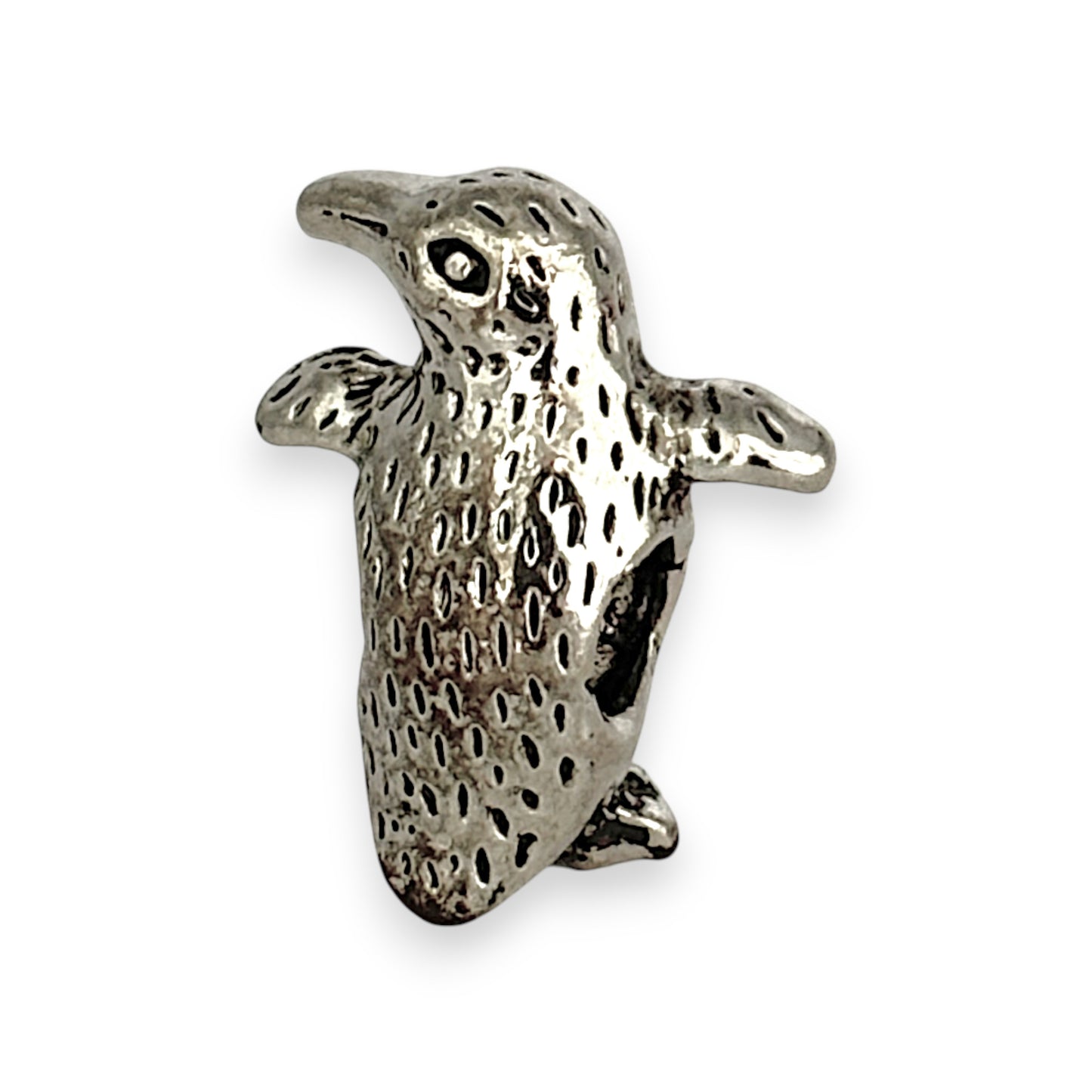 SILVER DEAL | Sterling Silver Bead Charm - Penguin