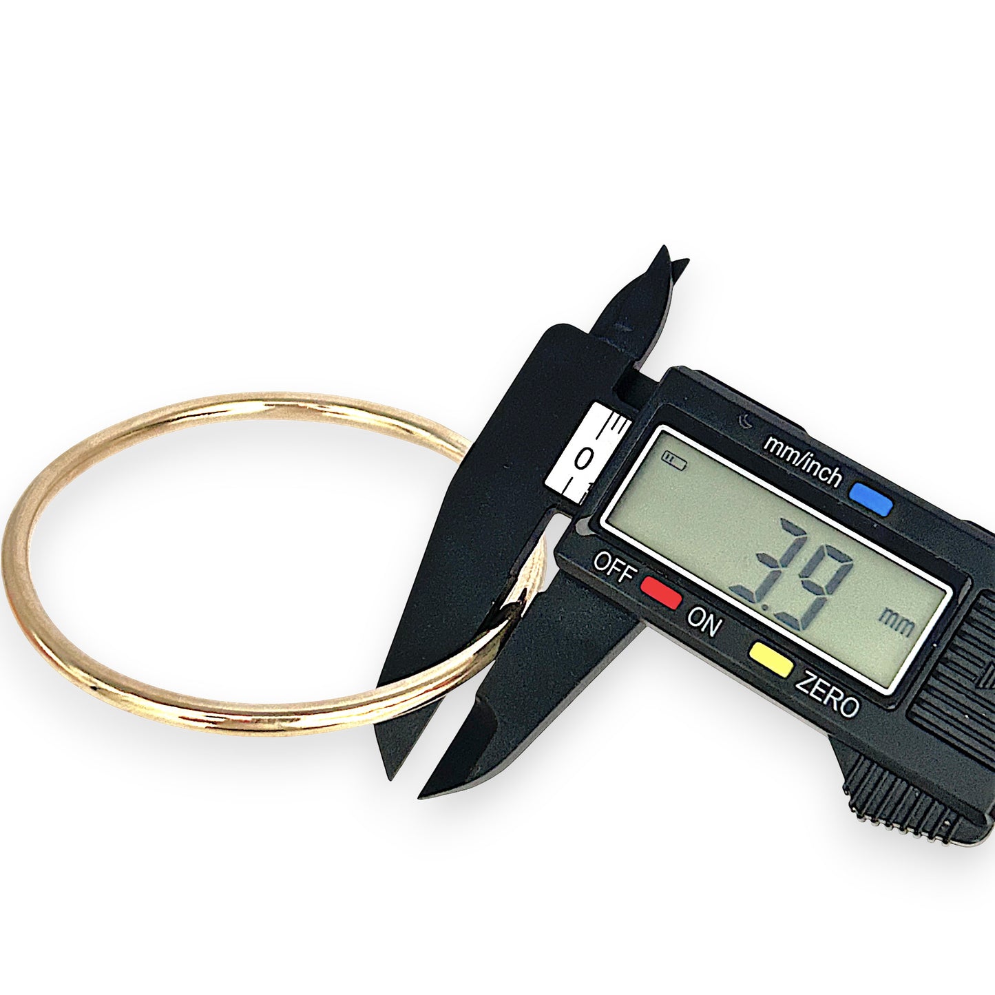 GOLD DEAL | 9ct (9K) Gold Minimalist Halo Bangle 63.7mm