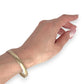 GOLD DEAL | 9ct (9K) Gold Aurora Oval Bangle 65.3mm