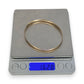 GOLD DEAL | 9ct (9K) Gold Aurora Oval Bangle 65.3mm