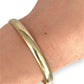 GOLD DEAL | 9ct (9K) Gold Refurbished Handmade Oval Bangle Valuation $5,300