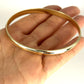 GOLD DEAL | 9ct (9K) Gold Refurbished Handmade Oval Bangle Valuation $5,300