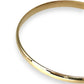 GOLD DEAL | 9ct (9K) Gold Refurbished Handmade Oval Bangle Valuation $5,300