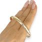 GOLD DEAL | 9ct (9K) NZ Gold Radiance Classic Refurbished Bangle 65.8mm