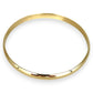 GOLD DEAL | 9ct (9K) NZ Gold Radiance Classic Refurbished Bangle 65.8mm