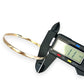 GOLD DEAL | 9ct (9K) Gold PROUDS Elegance Slimline Bangle 65.4mm