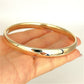 GOLD DEAL | 9ct Gold Regalis Bold Solid Bangle-Refurbished, 67.5mm