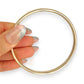 GOLD DEAL | 9ct Gold Regalis Bold Solid Bangle-Refurbished, 67.5mm