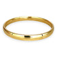 GOLD DEAL | 9ct Gold Regalis Bold Solid Bangle-Refurbished, 67.5mm