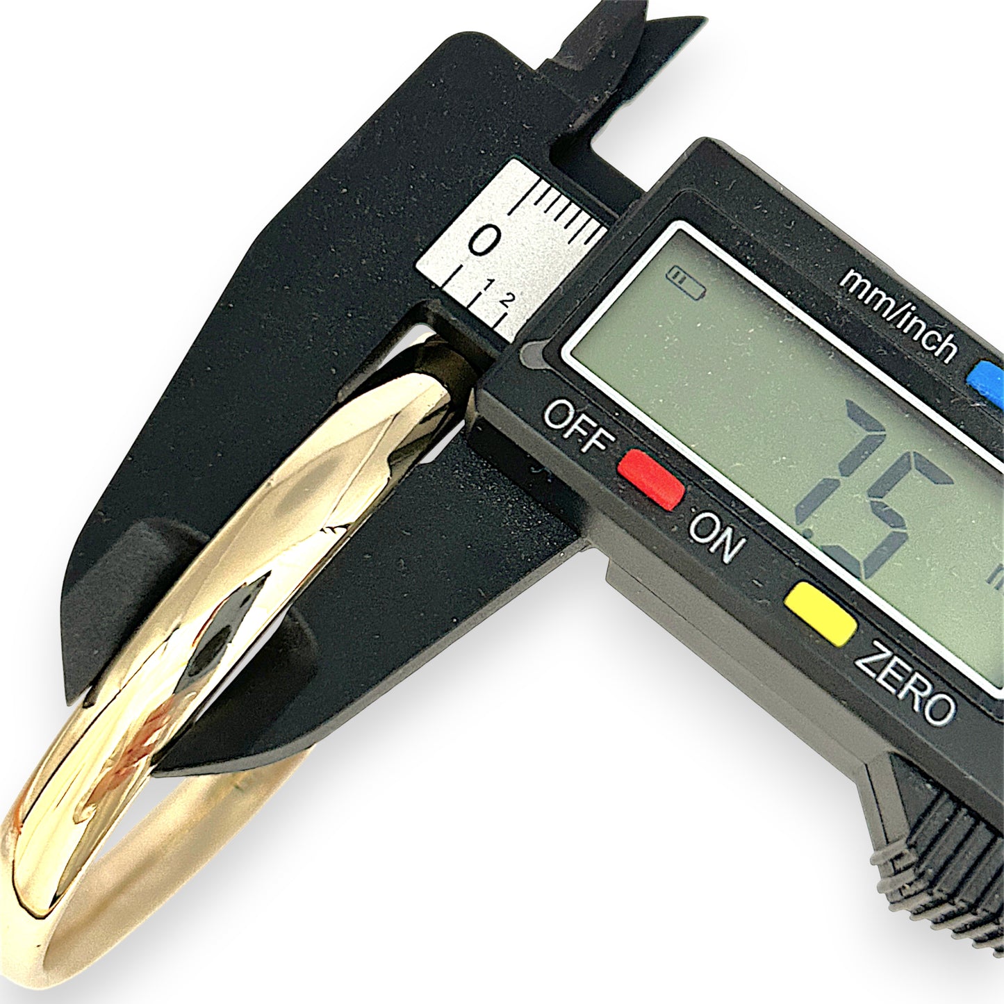 GOLD DEAL | 9ct Gold Regalis Bold Solid Bangle-Refurbished, 67.5mm