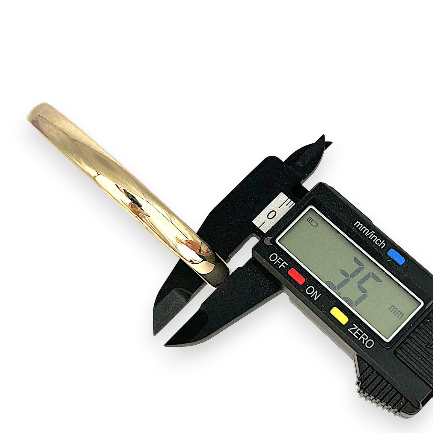 GOLD DEAL | 9ct Gold Regalis Bold Solid Bangle-Refurbished, 67.5mm