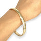 GOLD DEAL | 9ct Gold Regalis Bold Solid Bangle-Refurbished, 67.5mm