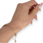 GOLD DEAL | 9ct (9K) Gold Ocean-Inspired Figaro Bracelet 20.5cm Dolphin Charms