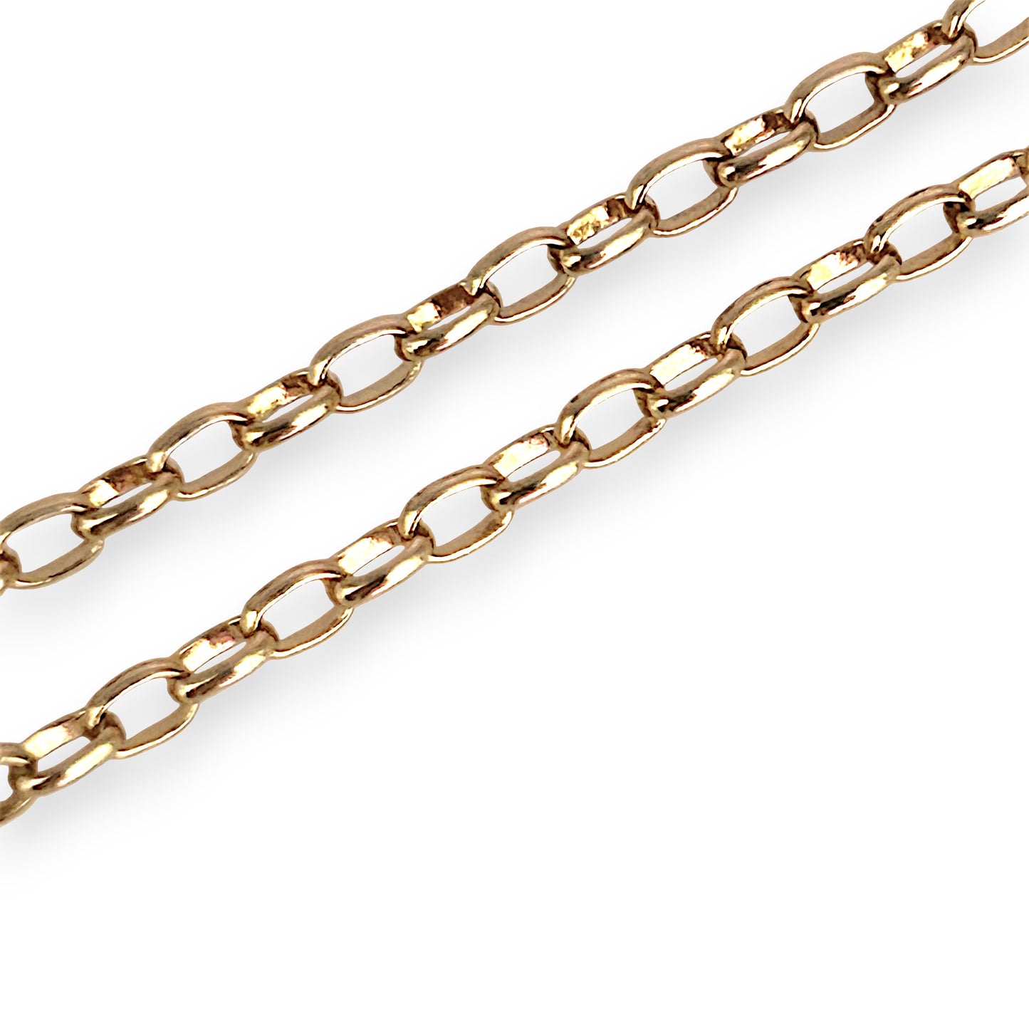 GOLD DEAL | 9ct (9K) MHJ Gold Belcher Bracelet 18cm Symbolic Charms Hearts & Star