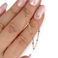 GOLD DEAL | 9ct (9K) Rose Gold Minimalist Beaded Bracelet 19cm
