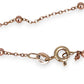GOLD DEAL | 9ct (9K) Rose Gold Minimalist Beaded Bracelet 19cm
