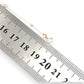 GOLD DEAL | 9ct (9K) Gold Beaded Cable Bracelet - Minimalist Grace with Adjustable Fit