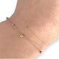 GOLD DEAL | 9ct (9K) Gold Beaded Cable Bracelet - Minimalist Grace with Adjustable Fit