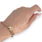 GOLD DEAL | 9ct (9K) Gold Vintage Glamour Belcher Bracelet 18cm with heart Padlock