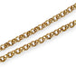 GOLD DEAL | 9ct (9K) Gold Vintage Glamour Belcher Bracelet 18cm with heart Padlock