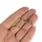 GOLD DEAL | 9ct (9K) Gold Engravable Plate ID Figaro 5-1 Bracelet 18cm