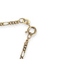 GOLD DEAL | 9ct (9K) Gold Engravable Plate ID Figaro 5-1 Bracelet 18cm