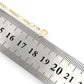 GOLD DEAL | 9ct (9K) Gold Engravable Plate ID Figaro 5-1 Bracelet 18cm