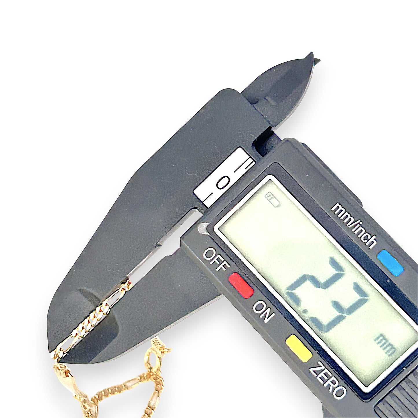 GOLD DEAL | 9ct (9K) Gold Engravable Plate ID Figaro 5-1 Bracelet 18cm
