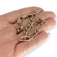GOLD DEAL | NZ 9ct (9K) Gold Flawless Figaro Elongated Link Bracelet 21.5cm