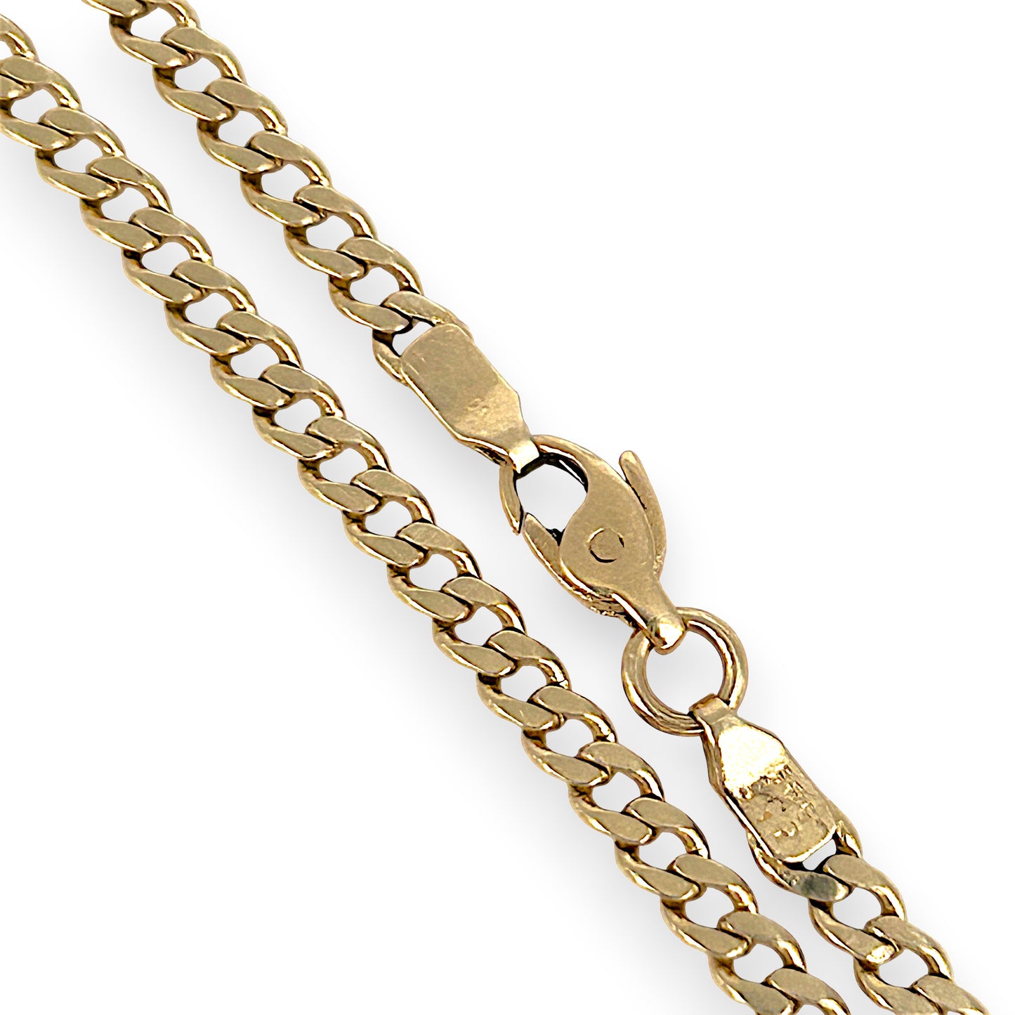 GOLD DEAL | 14ct (14K) Gold Curb Chain Bracelet 21cm - Radiant Links of Luxe Elegance