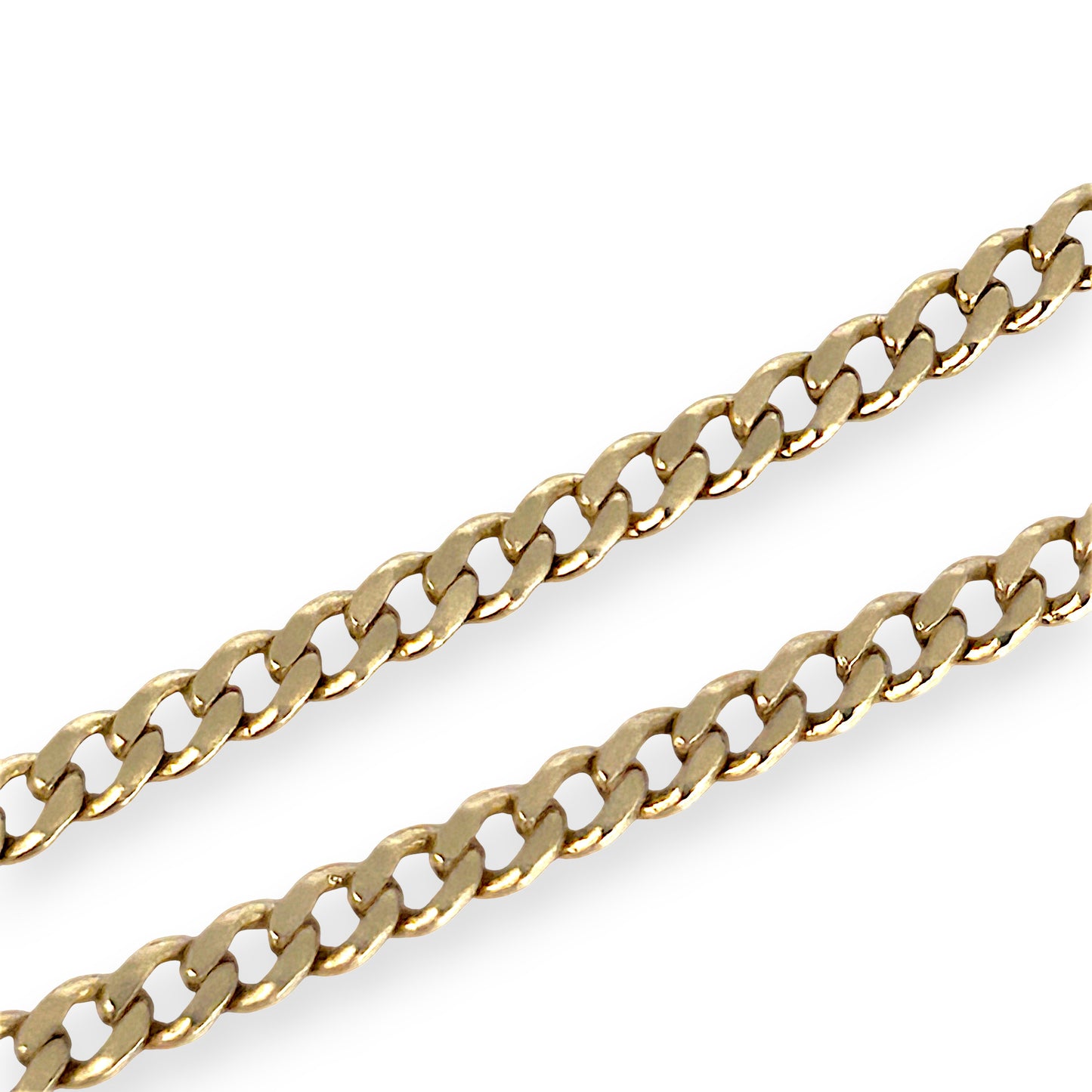 GOLD DEAL | 14ct (14K) Gold Curb Chain Bracelet 21cm - Radiant Links of Luxe Elegance