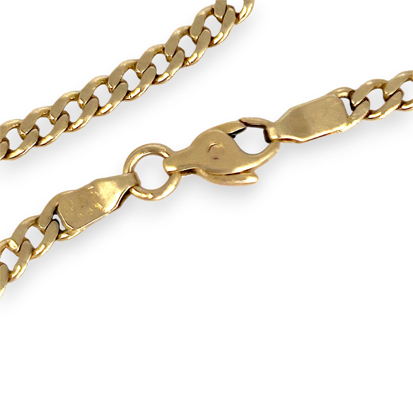GOLD DEAL | 14ct (14K) Gold Curb Chain Bracelet 21cm - Radiant Links of Luxe Elegance
