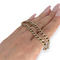 GOLD DEAL | 9ct (9K) Gold Smooth Curb Link Bracelet 21cm