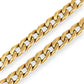 GOLD DEAL | 9ct (9K) Gold Smooth Curb Link Bracelet 21cm